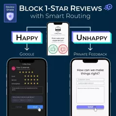Support Carte NFC Google Review Tap | Augmentez Avis & Classement Google | Compatible iPhone & Android (1 Grand)